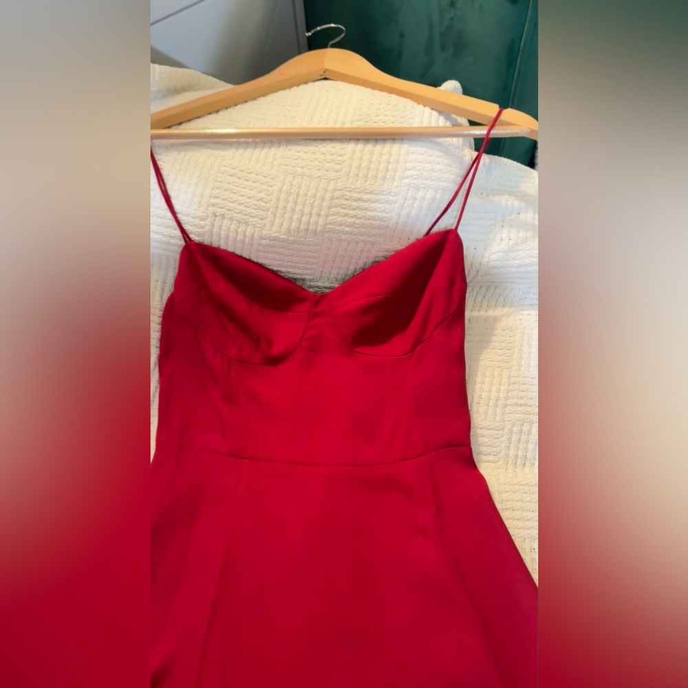 Reformation Saskia Dress In Sangre, brand new, never worn, no flaws. - Picture 11 of 14